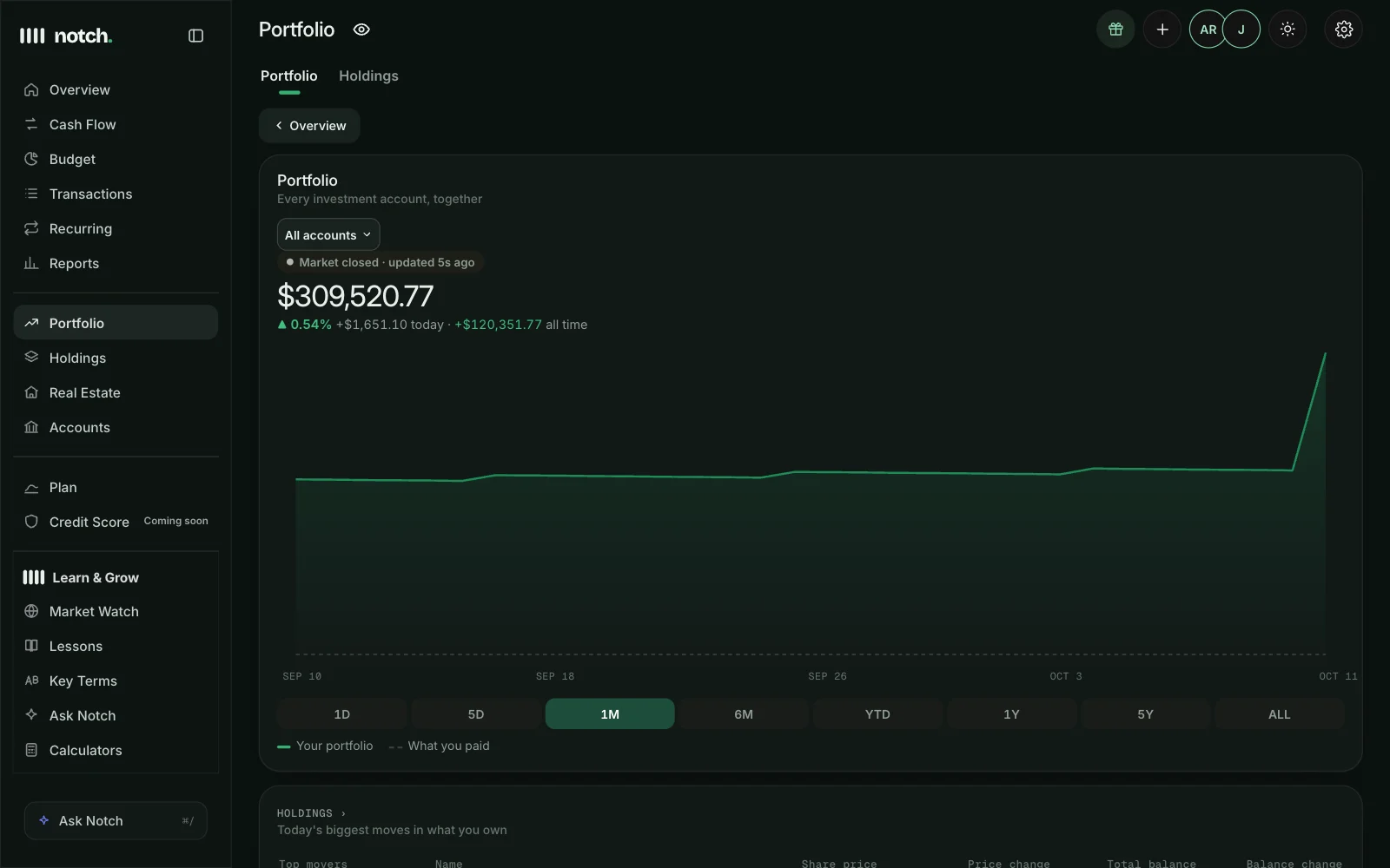 Portfolio on the web
